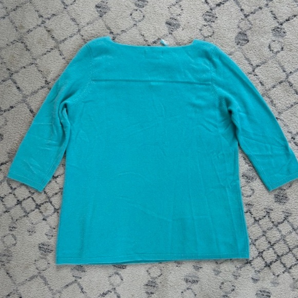 NWT Peck & Peck 100% Cashmere Sweater, Sz XL - Picture 4 of 4